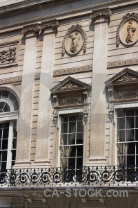 Ornate building window.