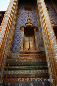 Ornate grand palace buddhist royal gold.