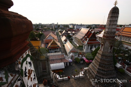 Ornate southeast asia buddhist sky bangkok.