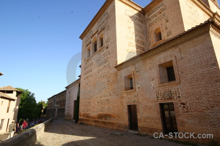 Palace granada europe building spain.