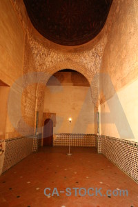 Palace interior la alhambra de granada fortress brown.