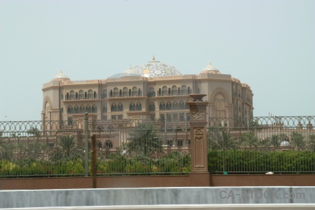 Palace western asia abu dhabi middle east uae.