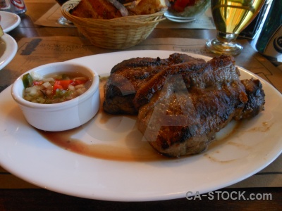 Patagonia argentina el calafate plate steak.