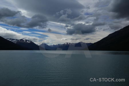 Patagonia cloud sky lake argentino water.