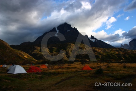 Patagonia trek torres del paine south america grass.