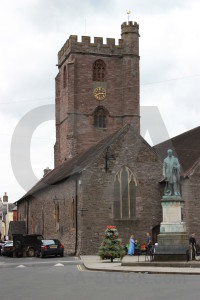 Person church building white.