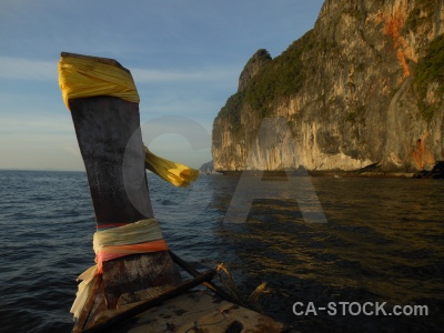 Phi phi island thailand asia boat ko leh.
