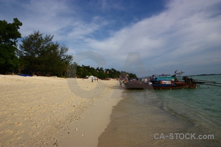 Phi phi island tree water vehicle tropical.