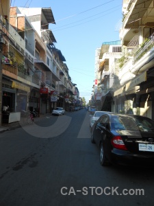 Phnom penh sky building road cambodia.