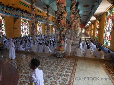 Pillar toa thanh tay ninh column church person.