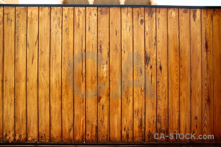 Plank wood brown gate orange.