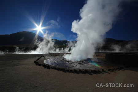 Pool andes water mountain sun.