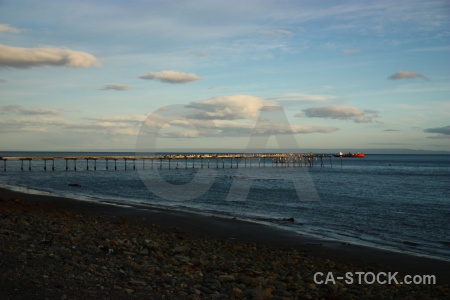 Punta arenas south america patagonia sky sea.