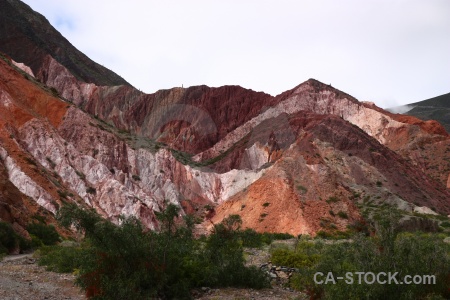 Purmamarca cerro de los siete colores mountain landscape sky.