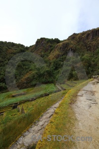 Puyupatamarca altitude andes inca trail ruin.