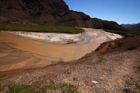 Quebrada de cafayate argentina quebrada las conchas landscape water.