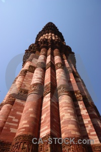 Qutab minar delhi monument sky south asia.