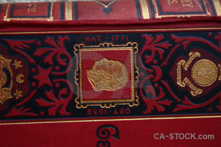 Red book object.