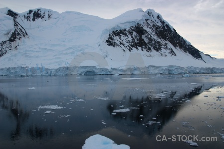 Reflection adelaide island gunnel channel antarctic peninsula sea.