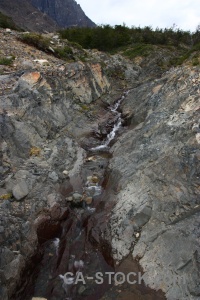 River patagonia chile rock torres del paine.