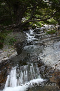 River rock water torres del paine chile.