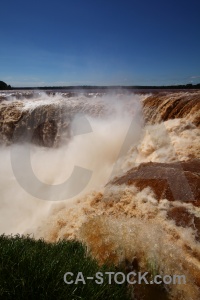 River sky garganta del diablo water spray.