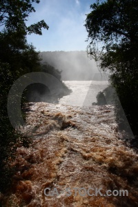 River sky water waterfall argentina.