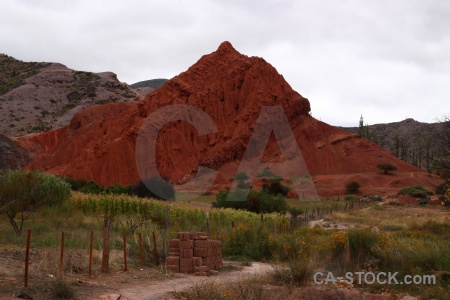 Rock cerro de los siete colores landscape south america salta tour.