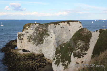 Rock cliff.