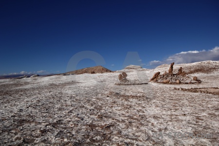 Rock formation san pedro de atacama salt south america chile.