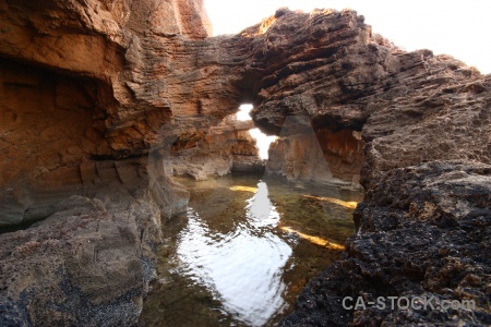 Rock javea europe sea water.