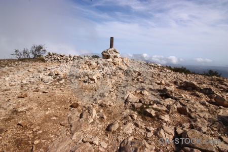 Rock javea plant montgo cloud.