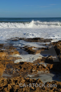 Rock javea sea spain wave.