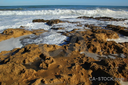 Rock javea wave sea spain.