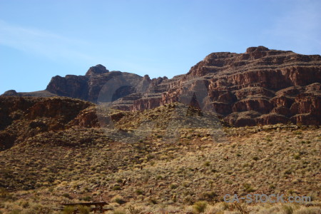 Rock landscape desert brown mountain.