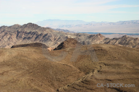 Rock landscape white mountain desert.