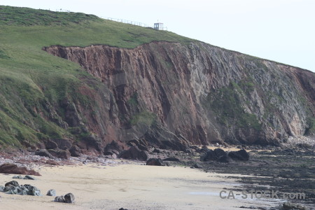 Rock mountain cliff white.