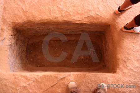 Rock petra nabataeans person western asia.