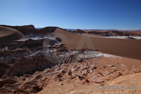 Rock salt valley of the moon south america valle de la luna.