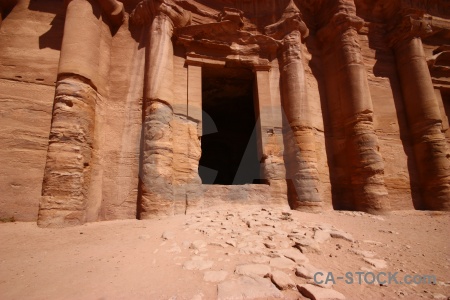 Rock sand door archaeological western asia.