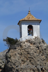 Rock spain europe blue guadalest.