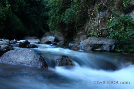 Rock water asia river trek.