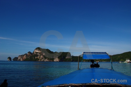 Rock water bay vehicle island.