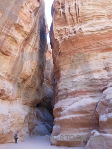 Rock western asia jordan al siq unesco.