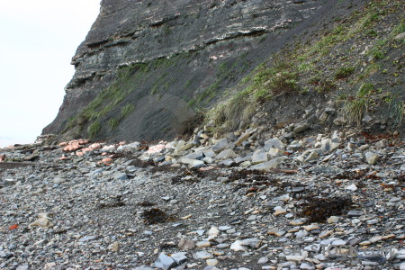 Rock white cliff.