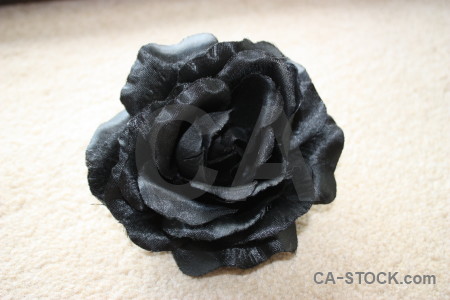 Rose silk flower plant white.