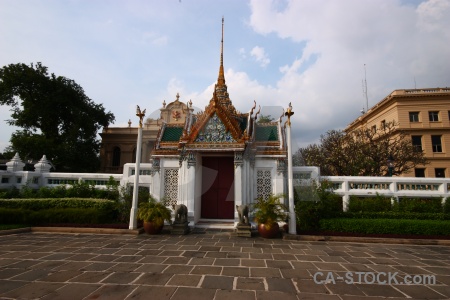 Royal palace thailand grand buddhist ornate.