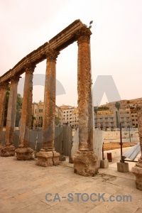 Ruin ancient western asia theatre block.