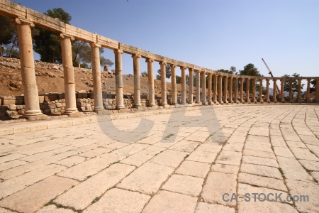 Ruin historic jarash roman gerasa.