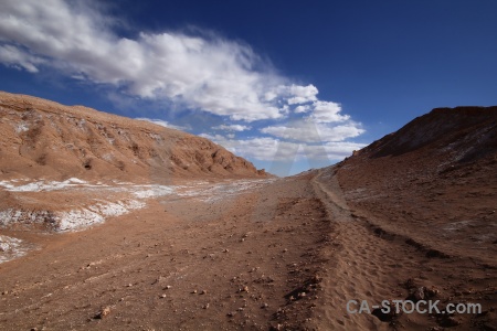 Salt atacama desert south america cloud sky.